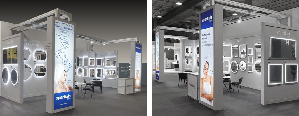 CEVISAMA 2020 20 Cevisama espejos stand Espejo luz LED