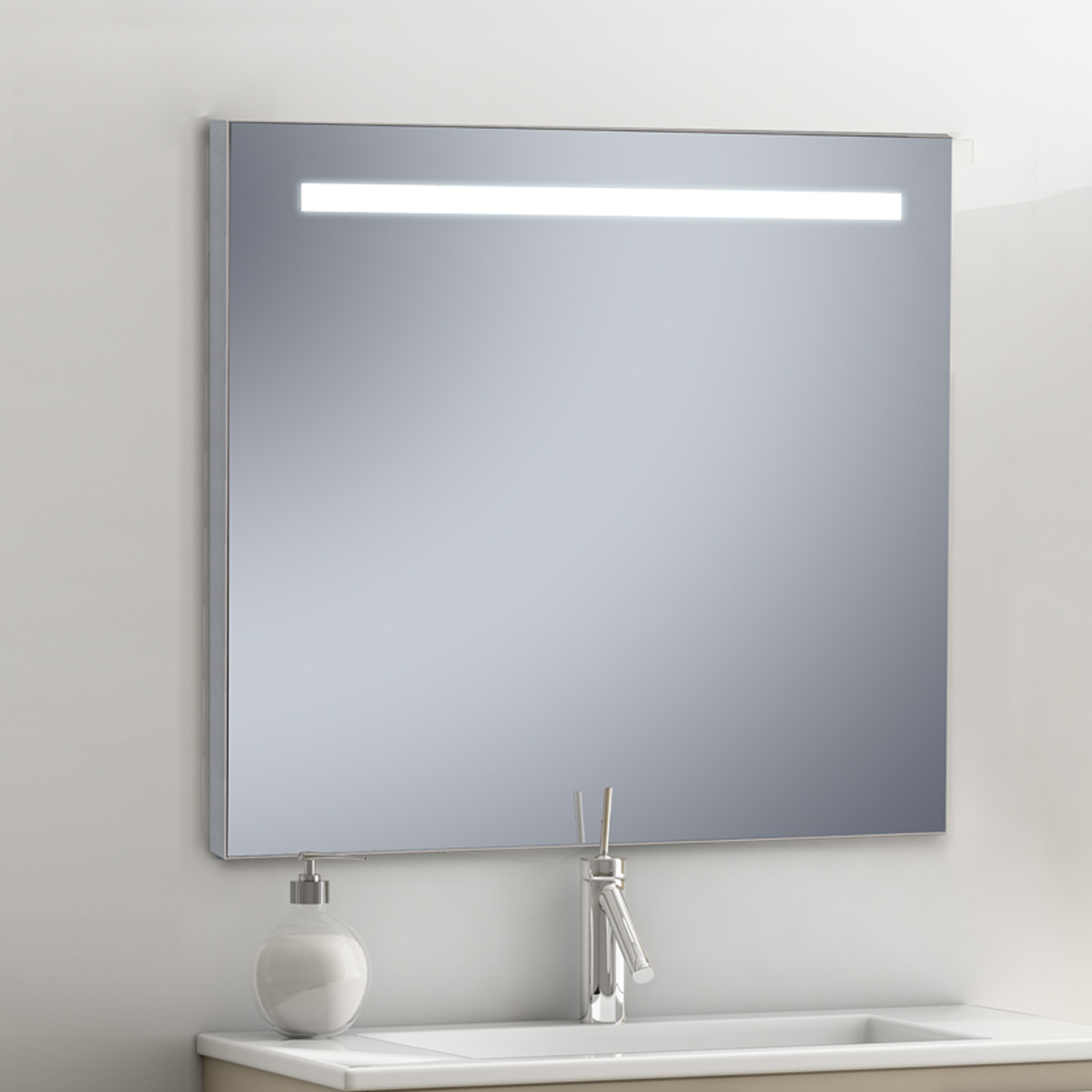 Espejos con luz led para el baño