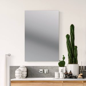 Espejo modelo Basic de Xpertials en un ambiente de baño