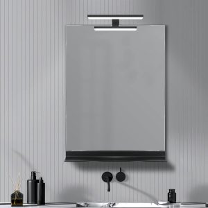 Espejo modelo Black de Xpertials en un ambiente de baño