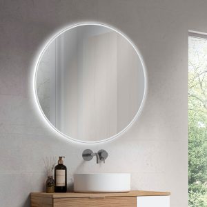 Espejo modelo Celia Redondo de Xpertials en un ambiente de baño