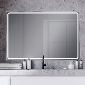 Espejo de baño con luz LED frontal modelo Emin de Xpertials