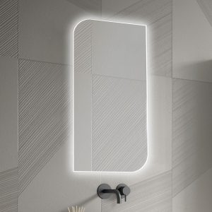 Espejo modelo Jaspe de Xpertials en un ambiente de baño