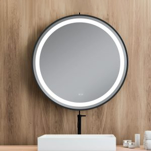 Espejo modelo Klara de Xpertials en un ambiente de baño