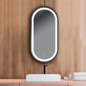 Espejo modelo Klara Cápsula de Xpertials en un ambiente de baño