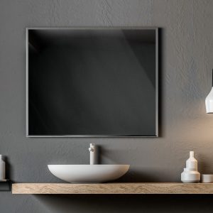 Espejo modelo Menorca de Xpertials en un ambiente de baño
